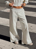 Peaks Flared Track Pants Snow Marle