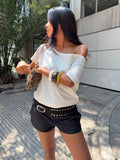 Icon Baby Off Shoulder Top White