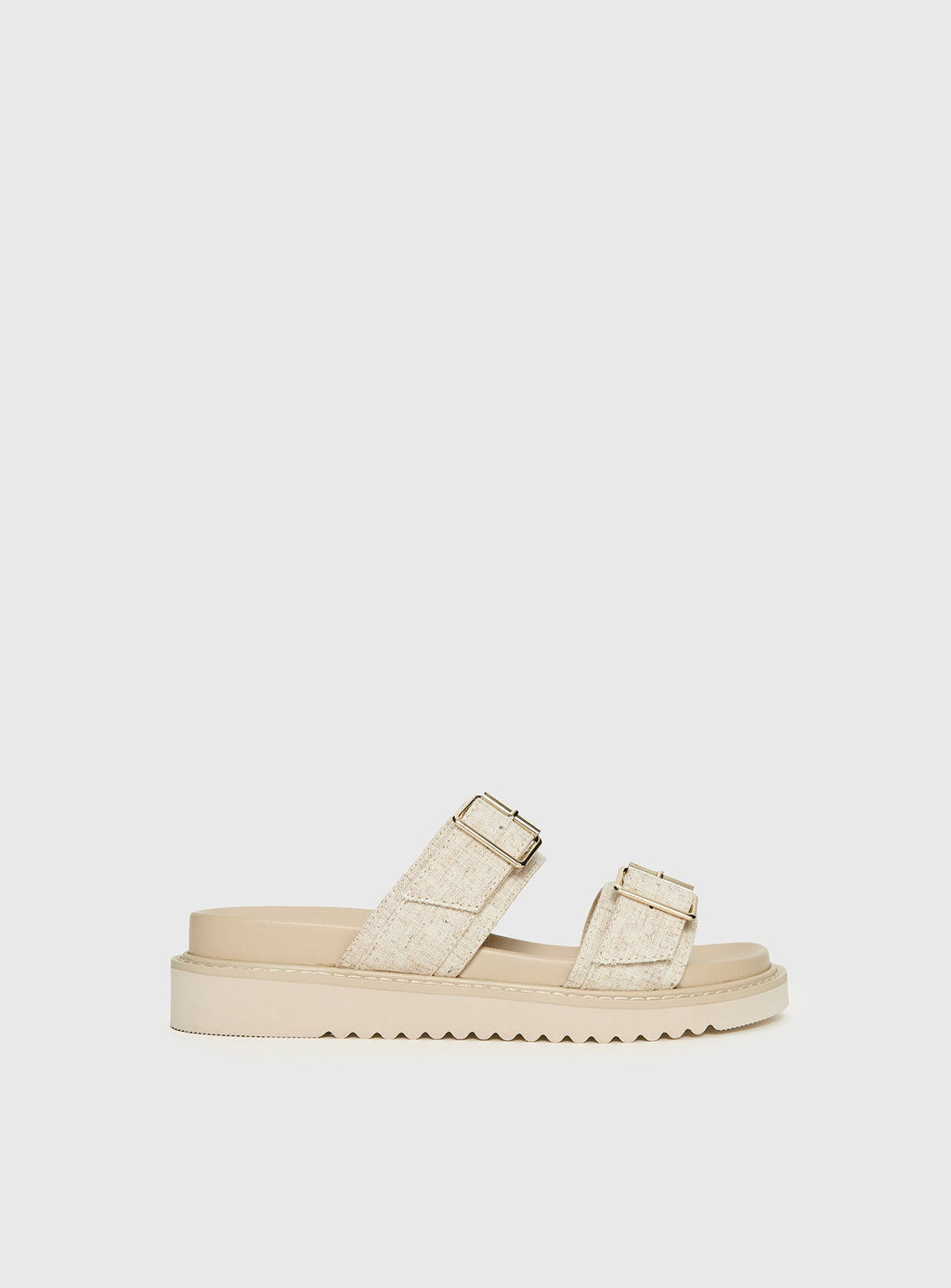 Roxxie Sandals Beige Linen