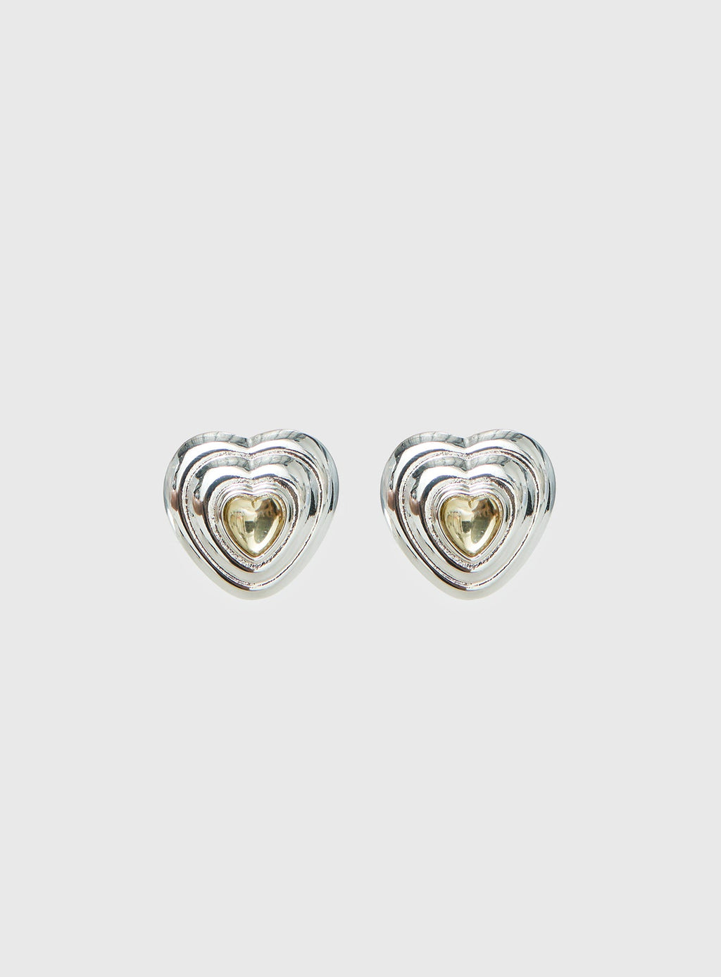 Missouri Stud Earrings Silver / Butter