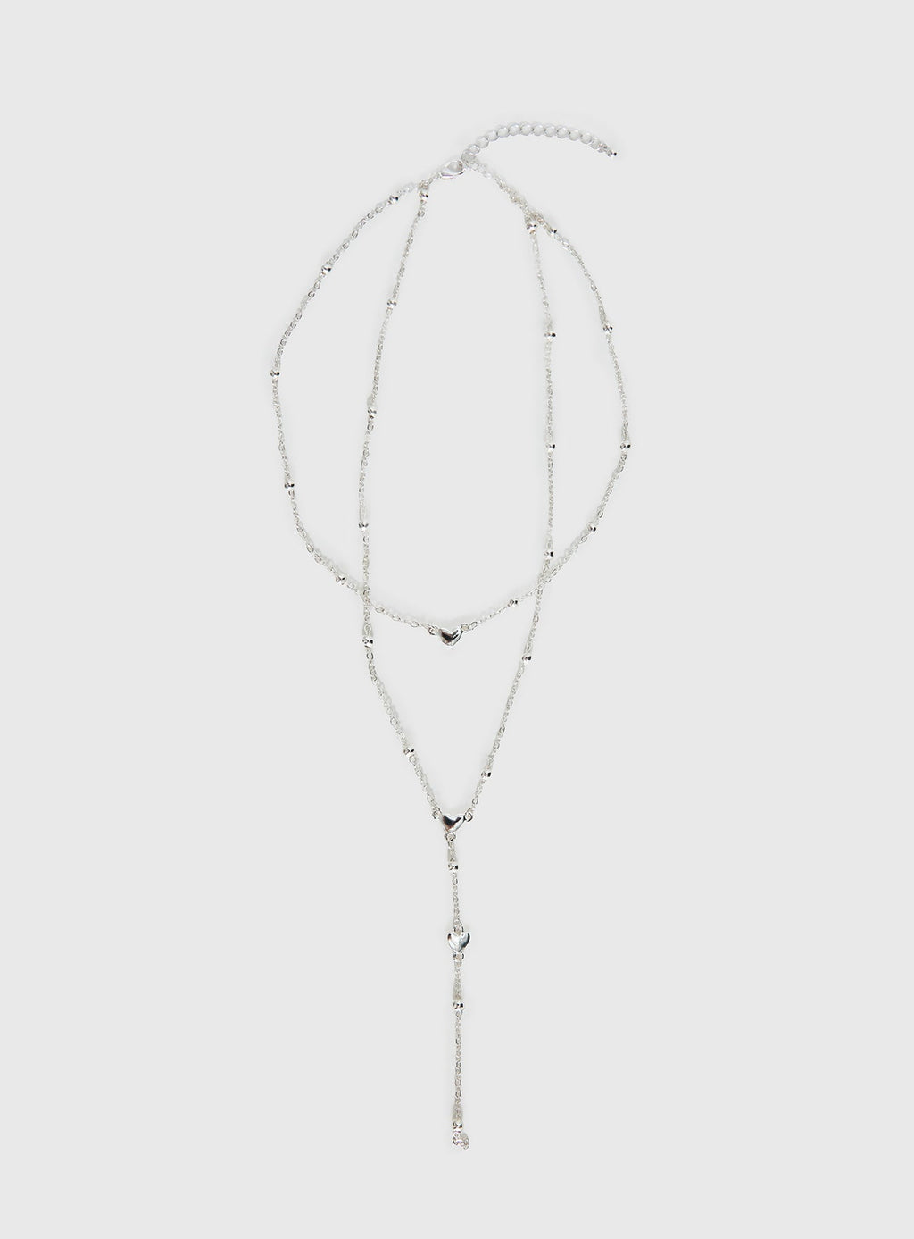 Whatever You Need Y Necklace Silver