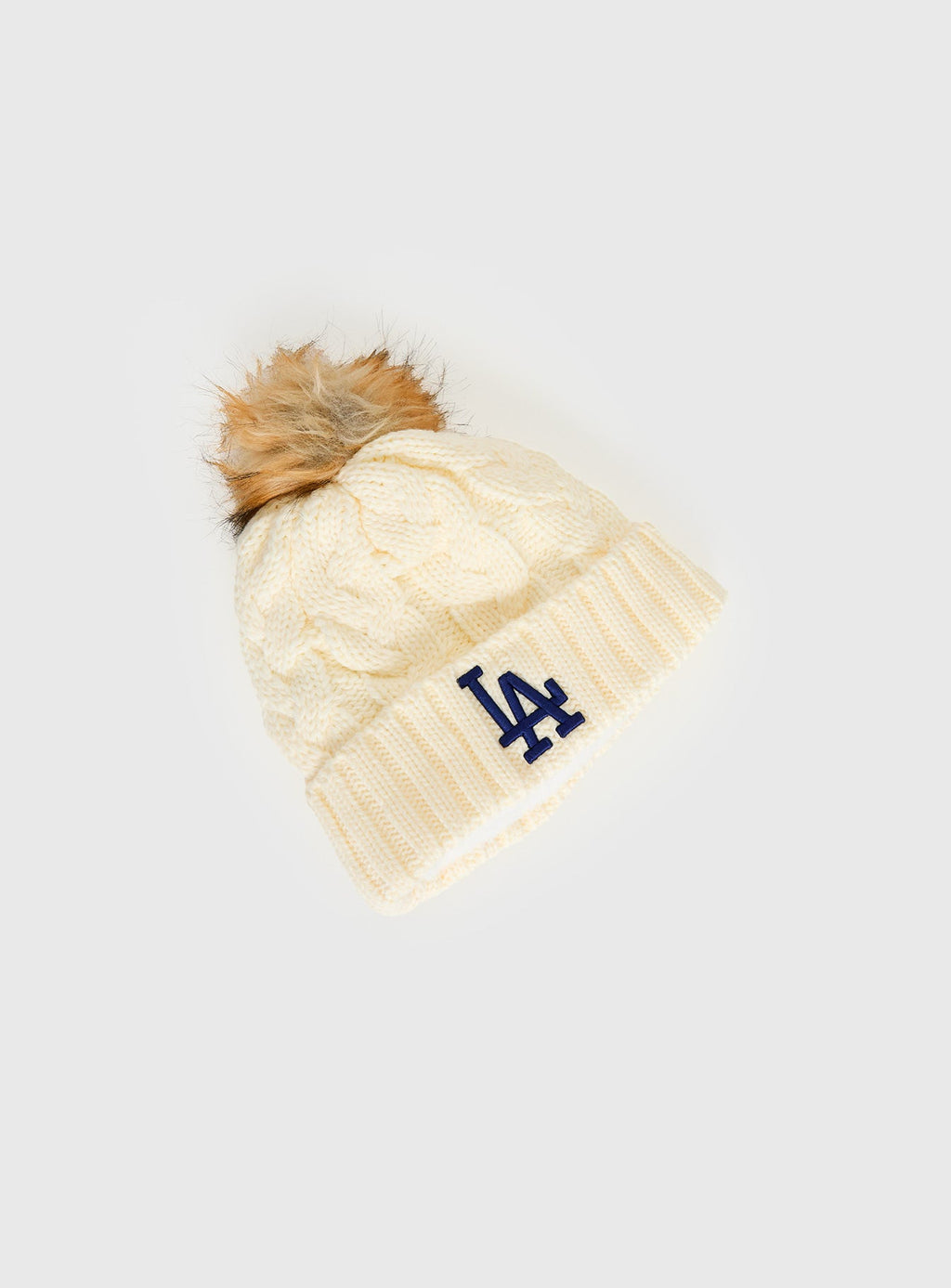 Los Angeles Dodgers Knit Beanie Cream