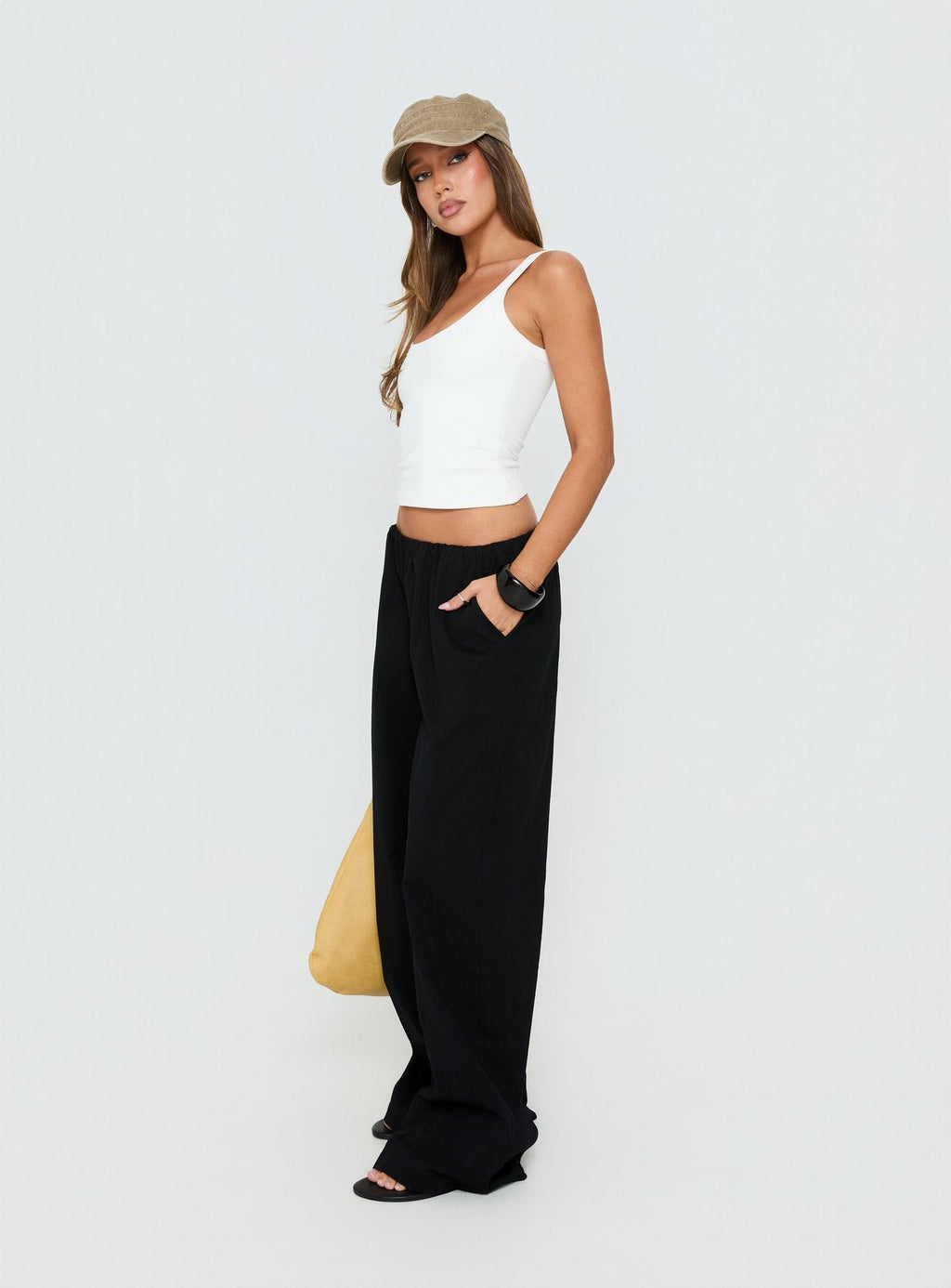 Lunea Concealed Waistband Pants Black