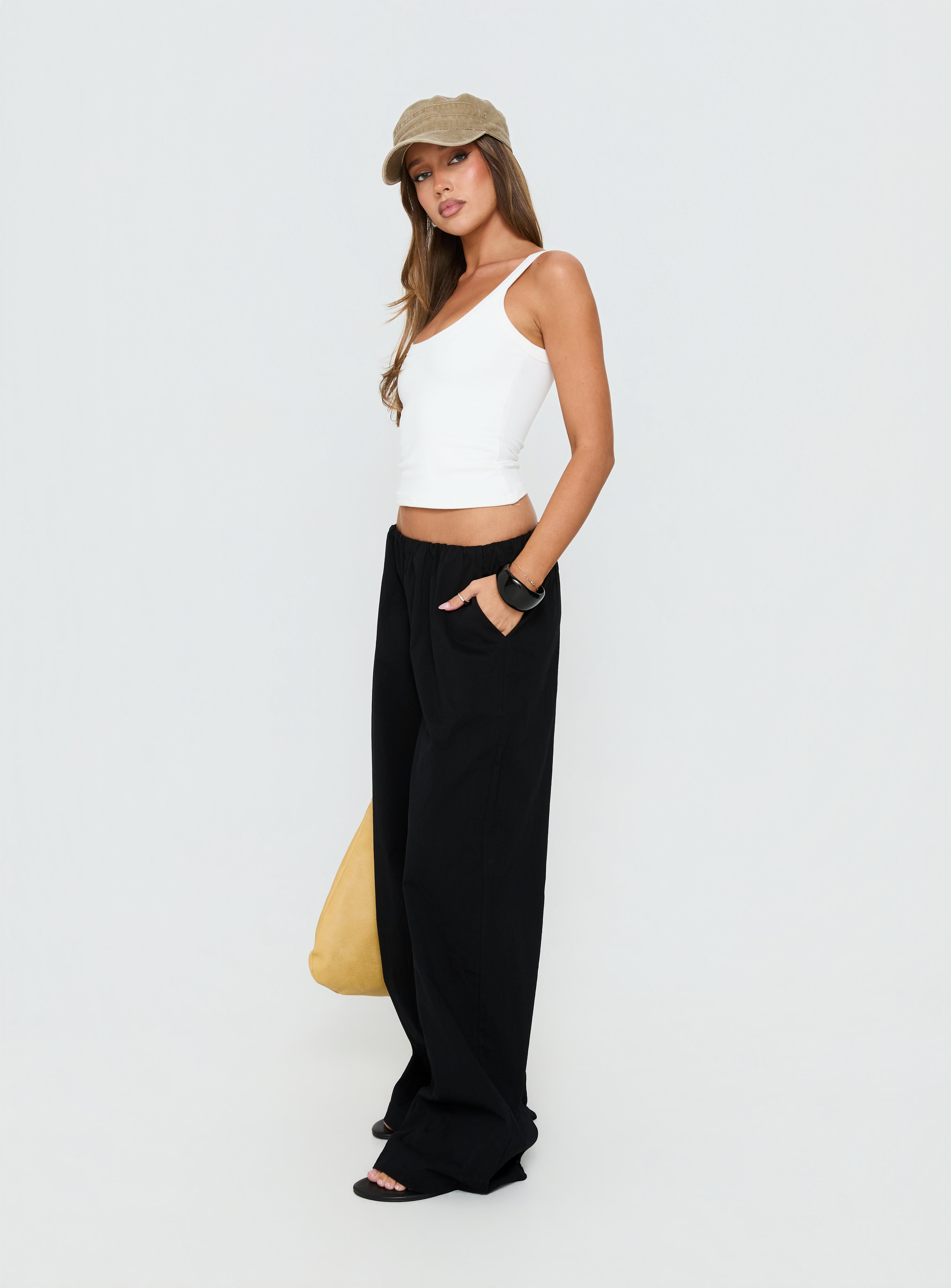 Lunea Concealed Waistband Pants Black