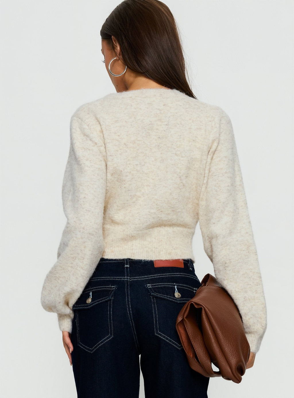 Dawsen Button Down Cardigan Cream