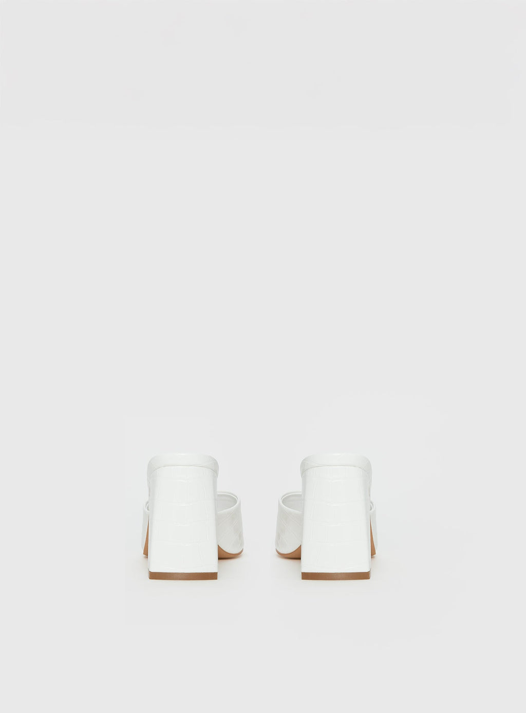 Sunset Boulevard Heels White