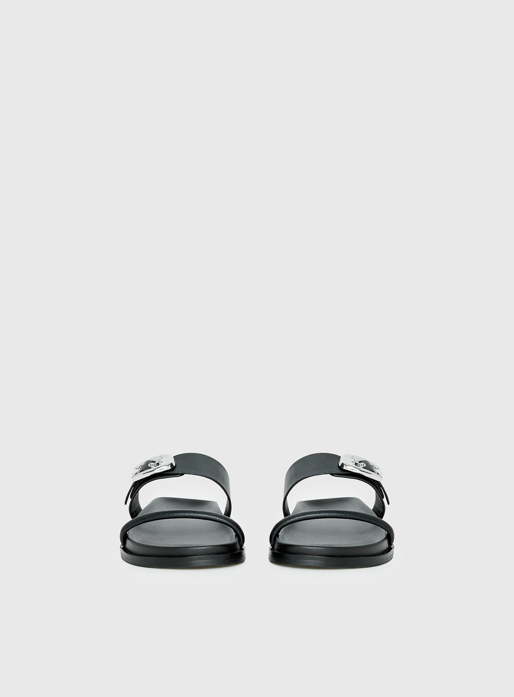 Worth It Buckle Detail Sandals Black