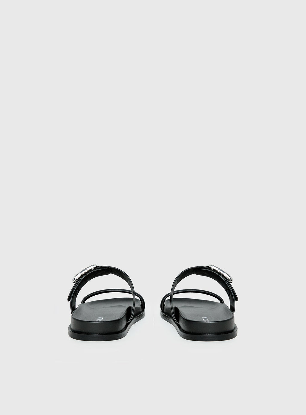 Worth It Buckle Detail Sandals Black