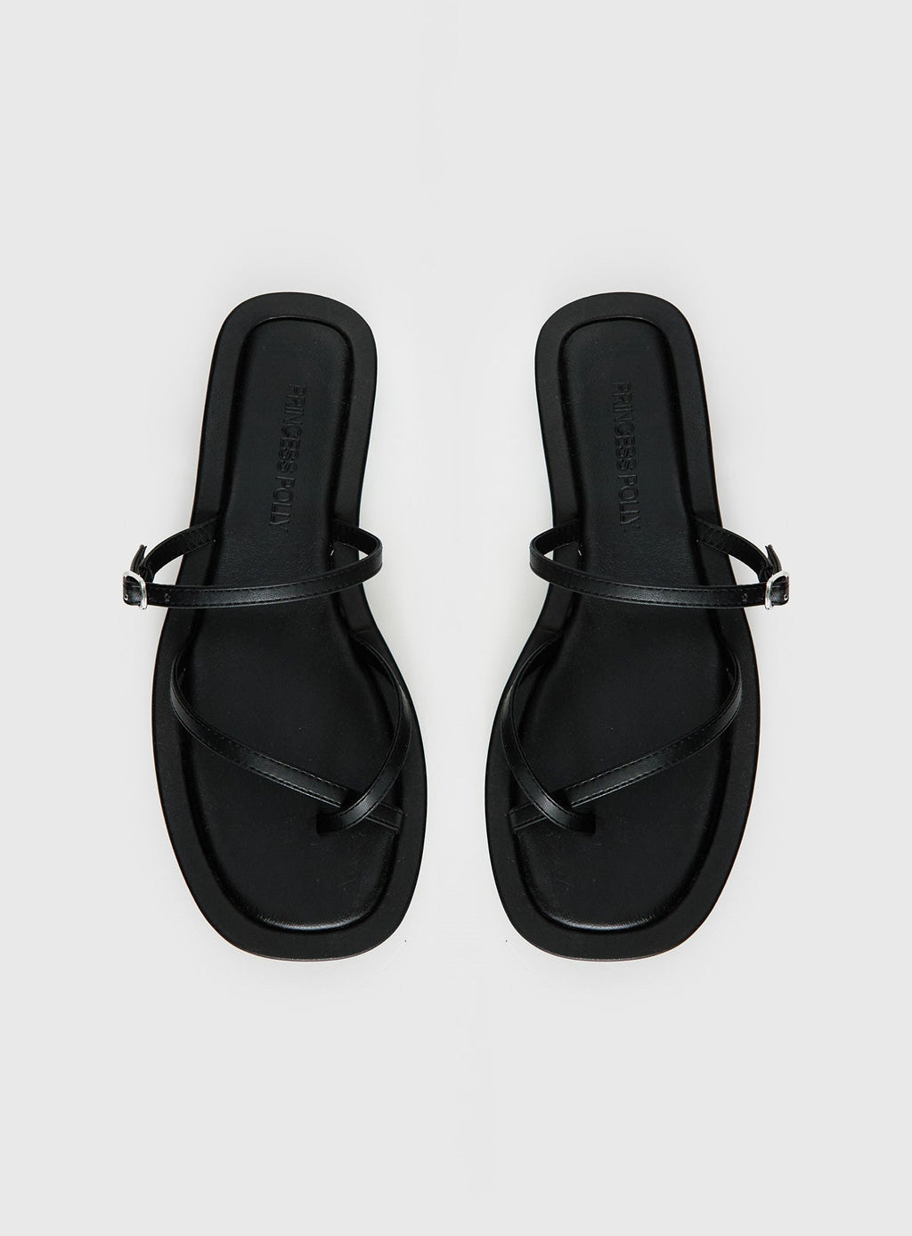 Riki Mini Belt Sandals Black