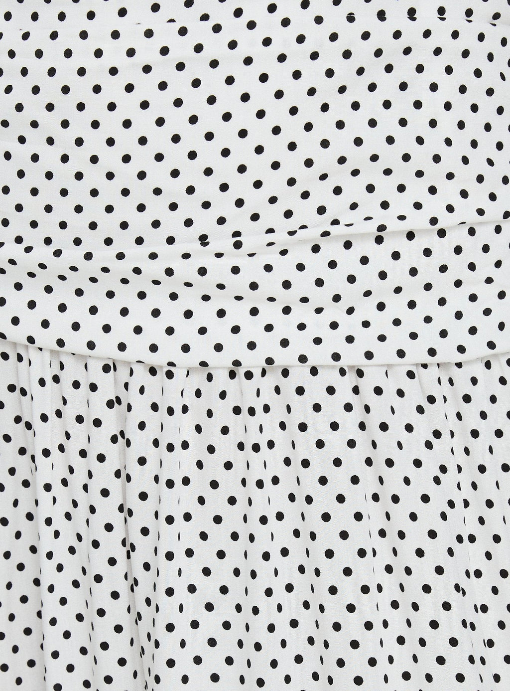 Millen Gathered Waist Halter Maxi Dress White Polka Dot