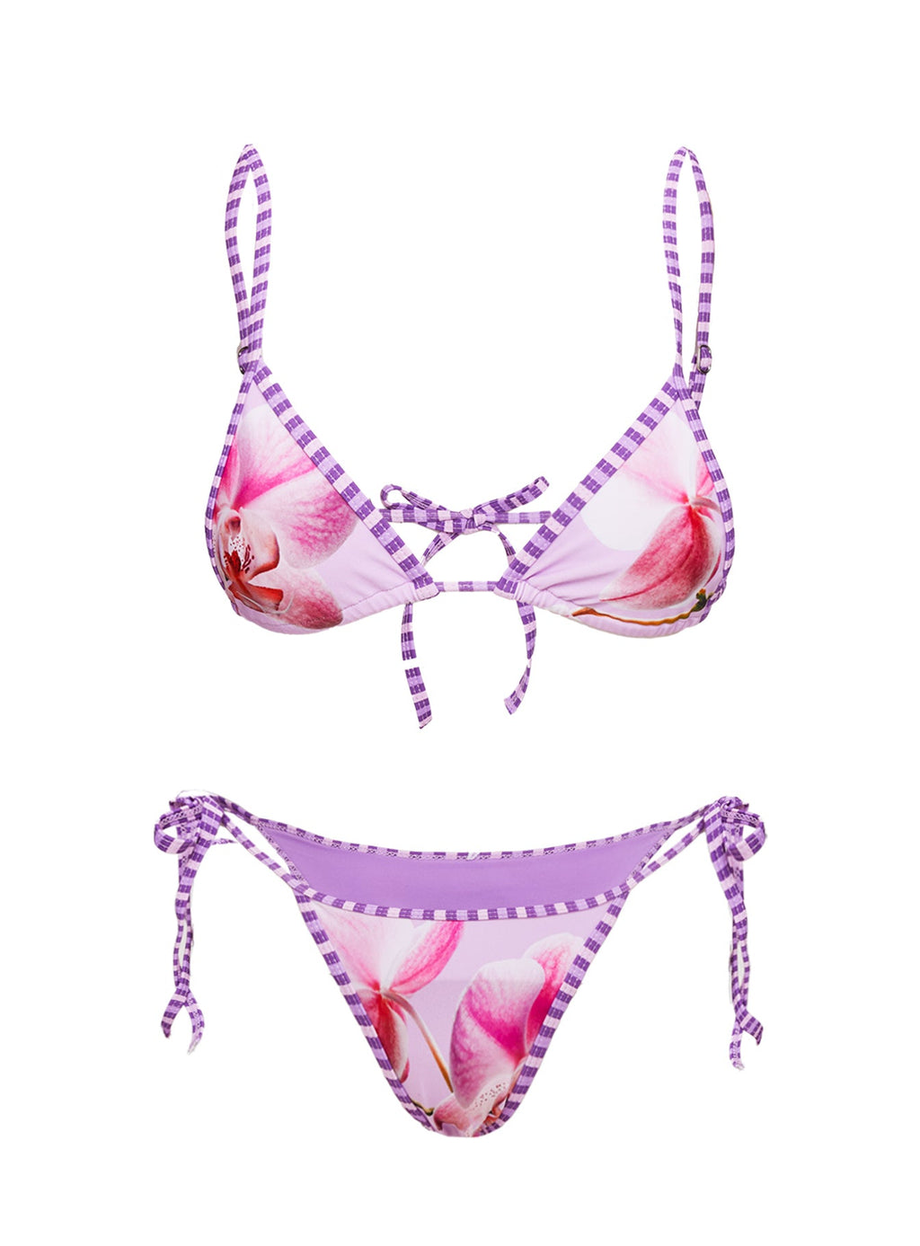 Blaylock Triangle Bikini Top Pink Orchid