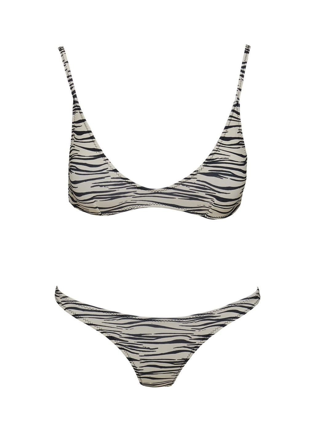 Juliette Bikini Top Zebra